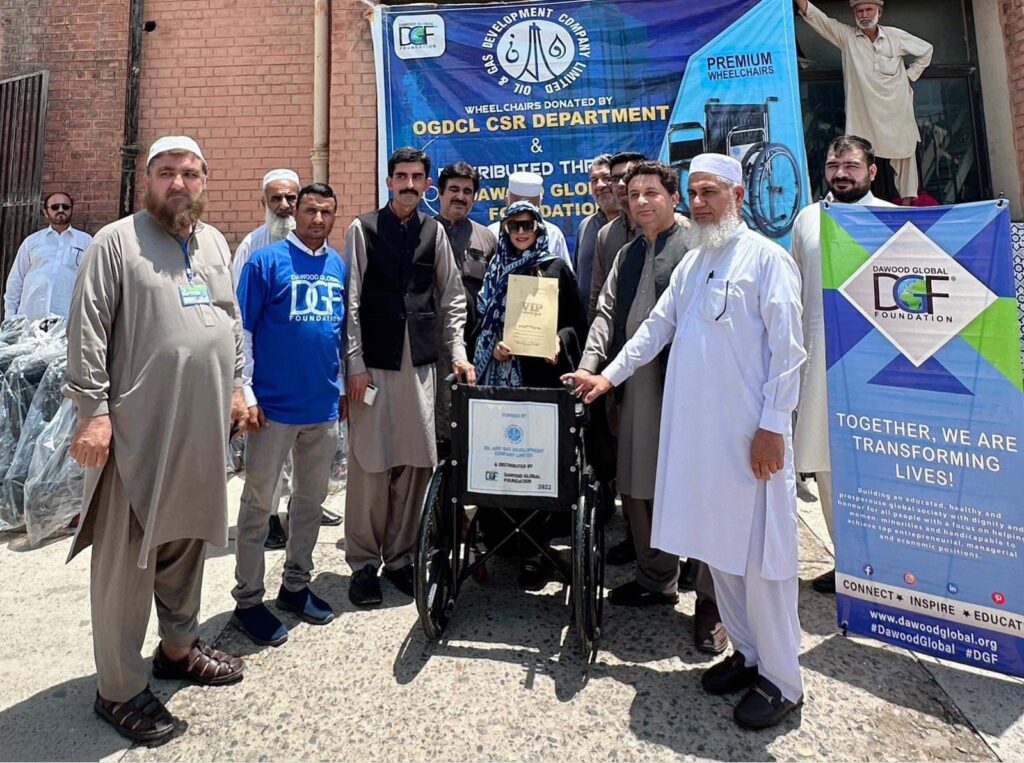 DGF and OGDCL Enhance Healthcare Accessibility in KPK with Donation of 540 Wheelchairs