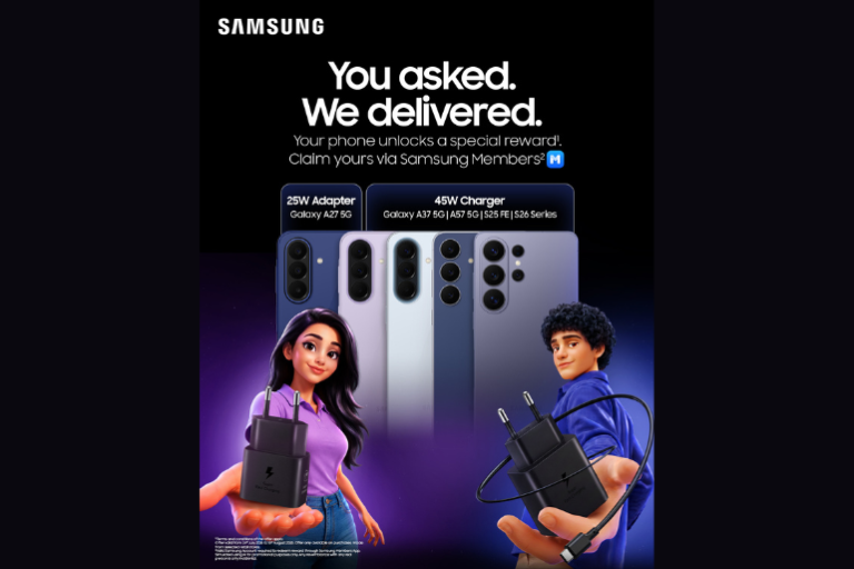 You asked, they delivered! Buy a selected Galaxy Phone and get your Free Charger via Samsung Members App Samsung Pakistan Free Charger Offer