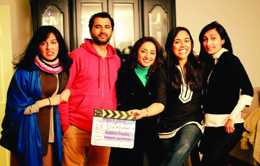 Nina on the set of ‘Mata-e-Jaan’