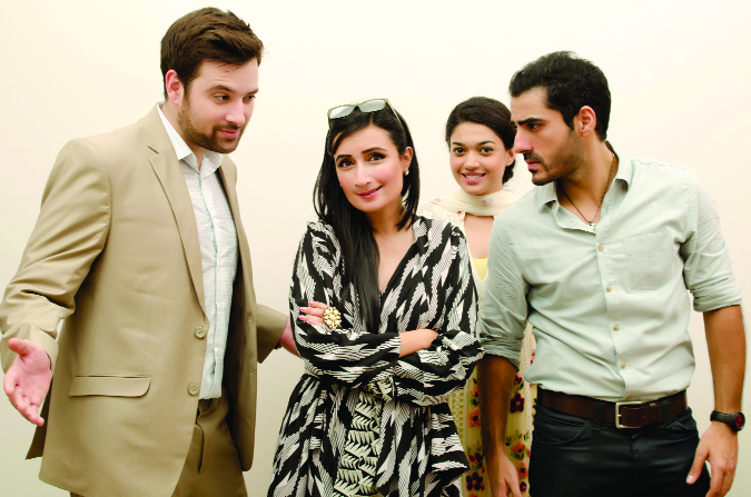 Mikaal Khan, Nina, Sanam Jung & Adeel Hussain 