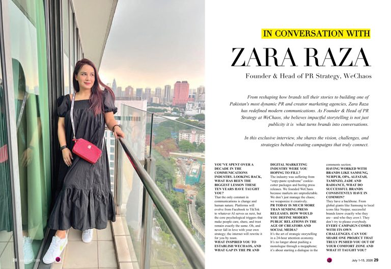ZARA RAZA Interview