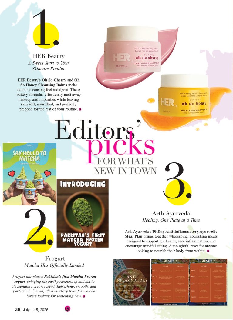 EDITORS’ PICK For what’s new in town